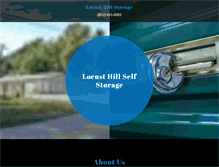 Tablet Screenshot of locusthillstorage.com
